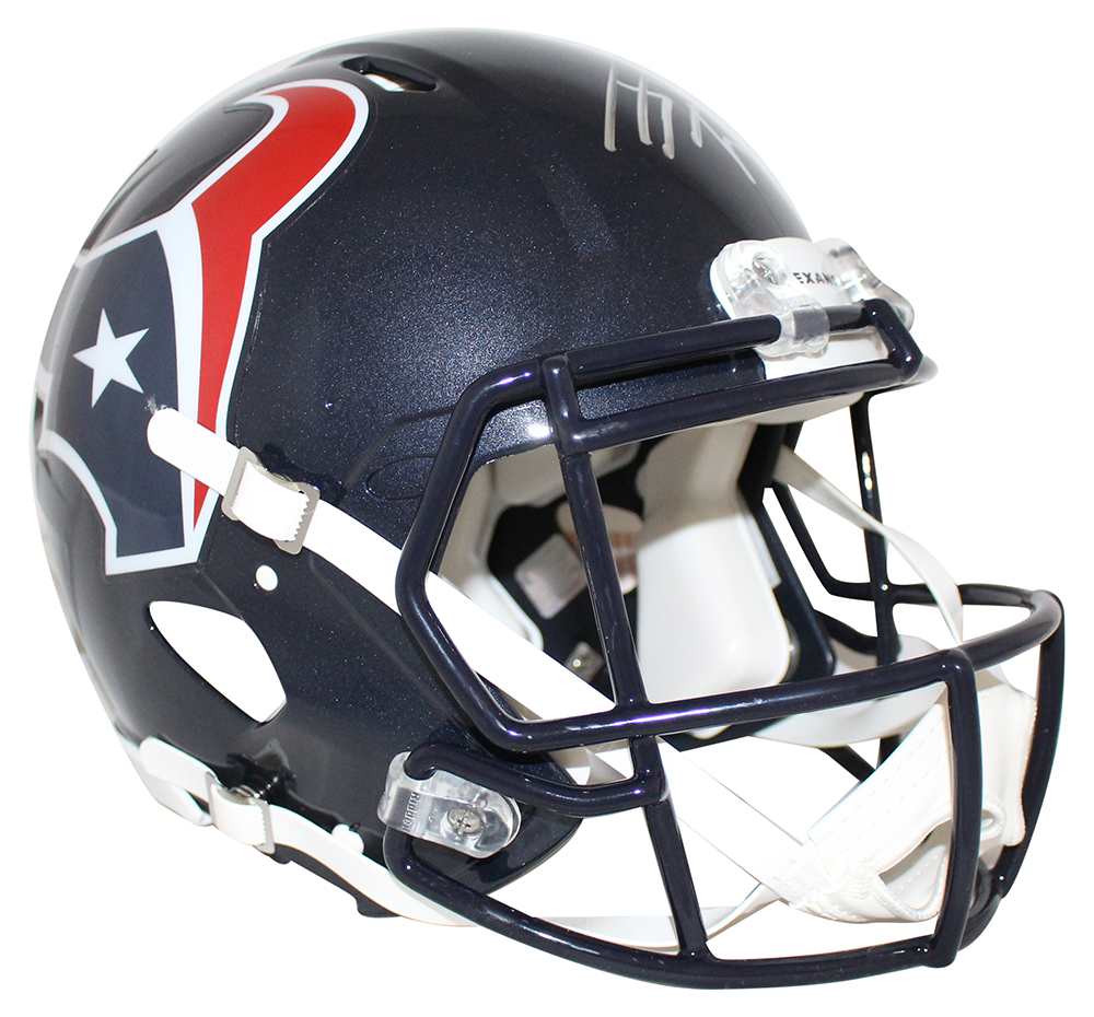 JJ Watt Autographed/Signed Houston Texans Authentic Speed Helmet JSA 13763