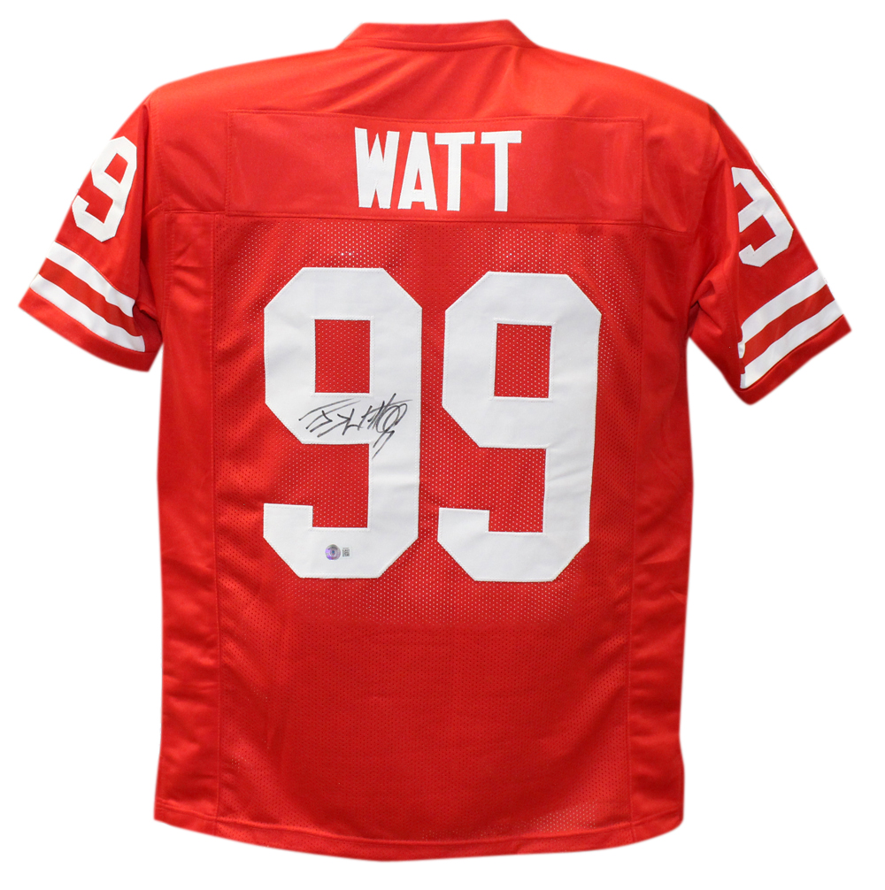 Jj watt discount autographed framed jersey