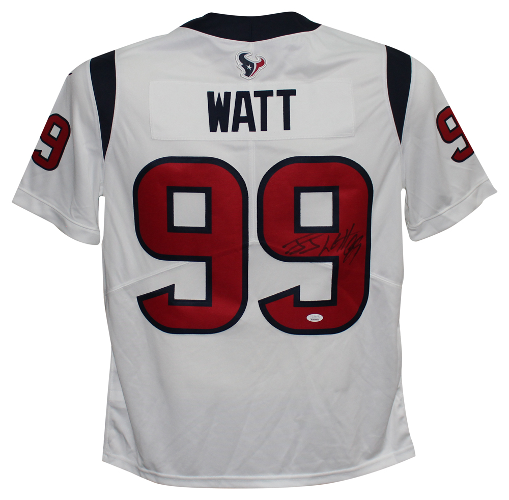 JJ Watt Autographed Nike Vapor Limited Jersey White Houston Texans JSA