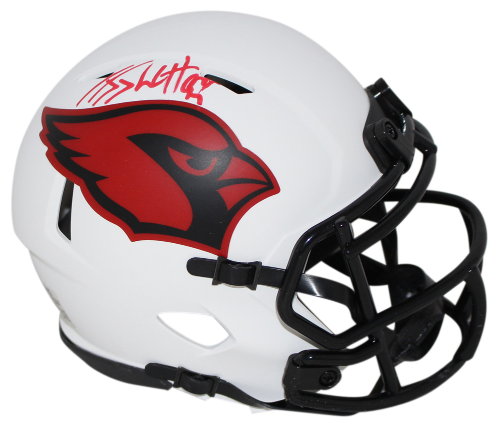 JJ Watt Autographed/Signed Arizona Cardinals Lunar Mini Helmet JSA