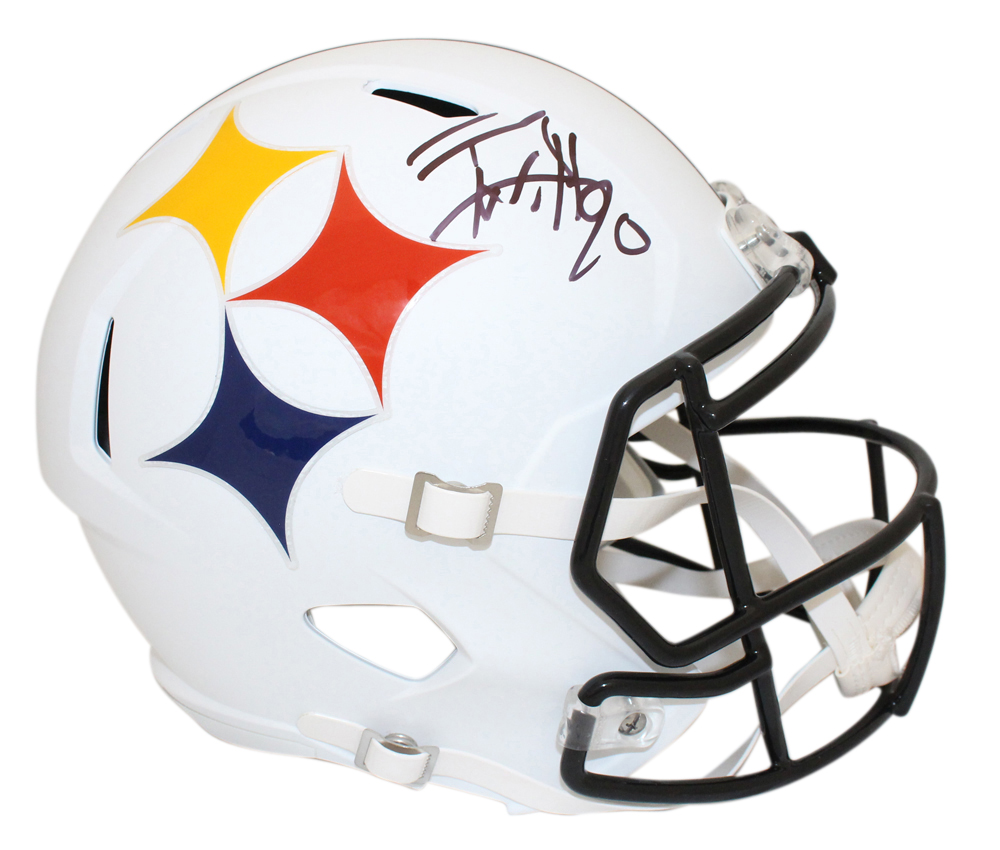 TJ Watt Signed Pittsburgh Steelers F/S AMP Helmet Beckett