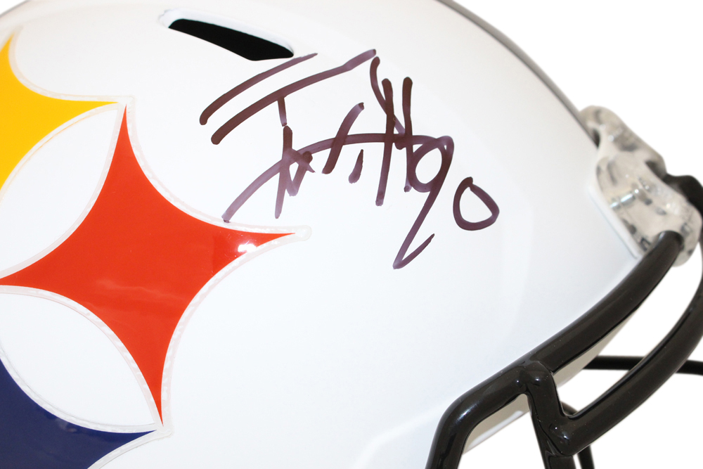 TJ Watt Signed Pittsburgh Steelers F/S AMP Helmet Beckett