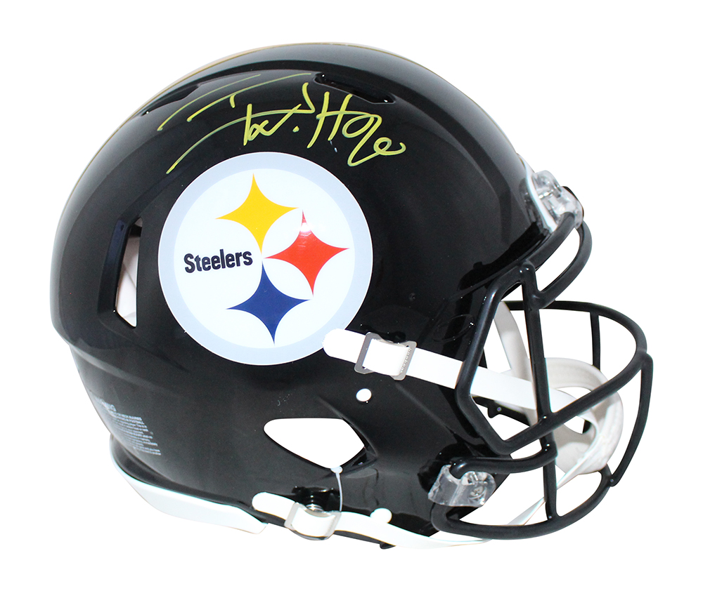 TJ Watt Autographed Pittsburgh Steelers Authentic Speed Helmet Beckett