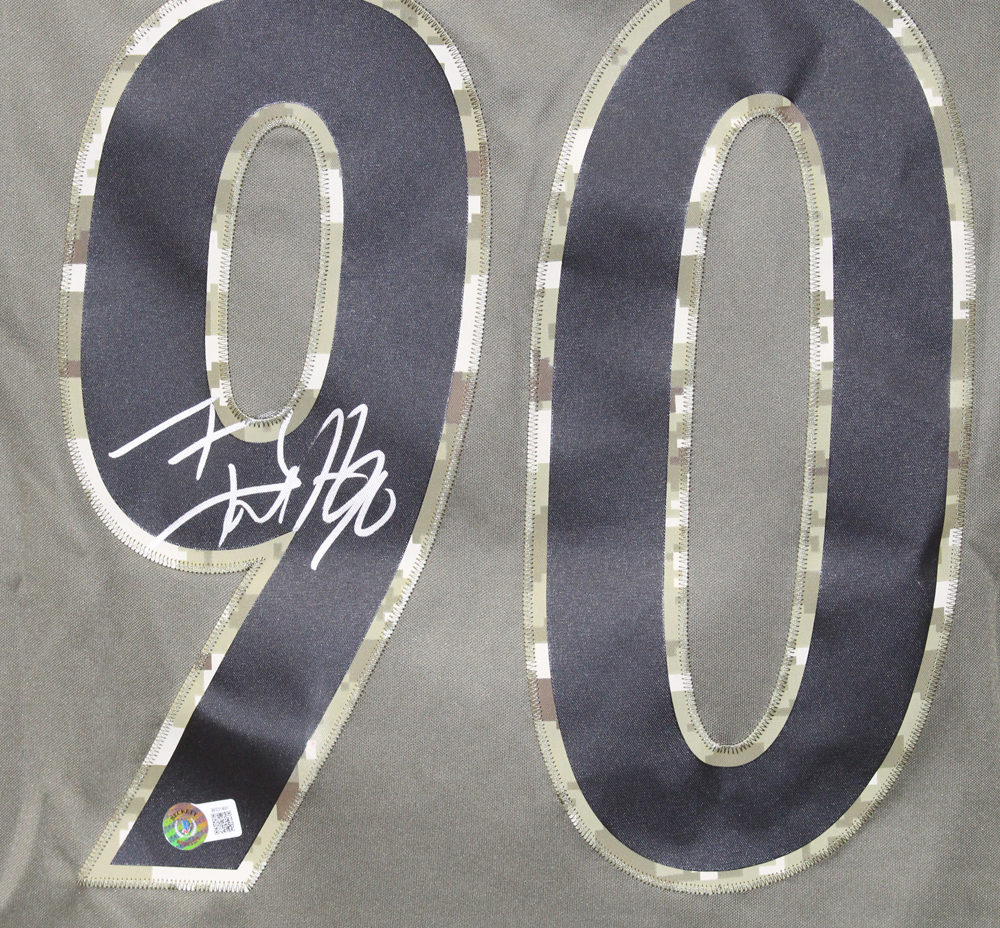 TJ Watt Signed Pittsburgh Steelers Nike Salute XL Jersey Beckett