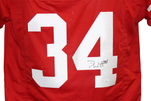 Derek Watt Autographed/Signed College Style Red XL Jersey JSA 25981