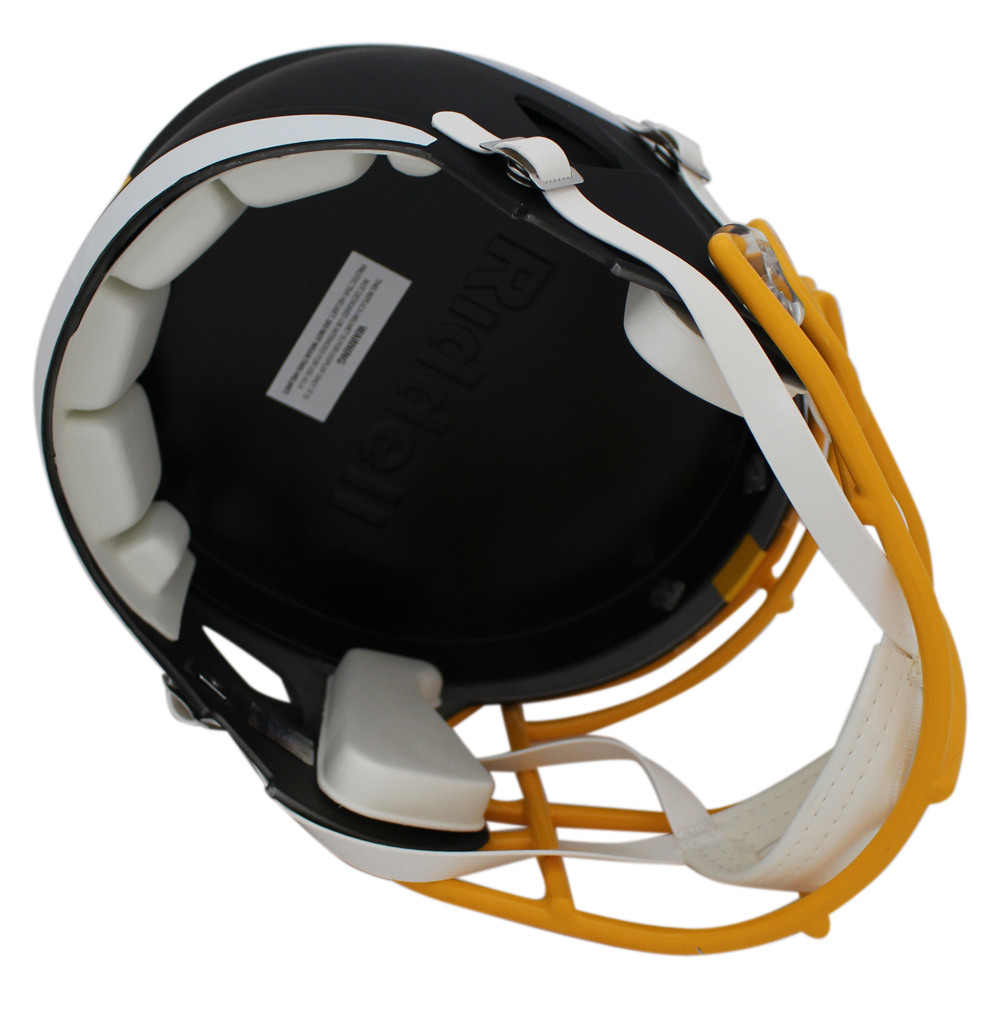 black steelers helmet