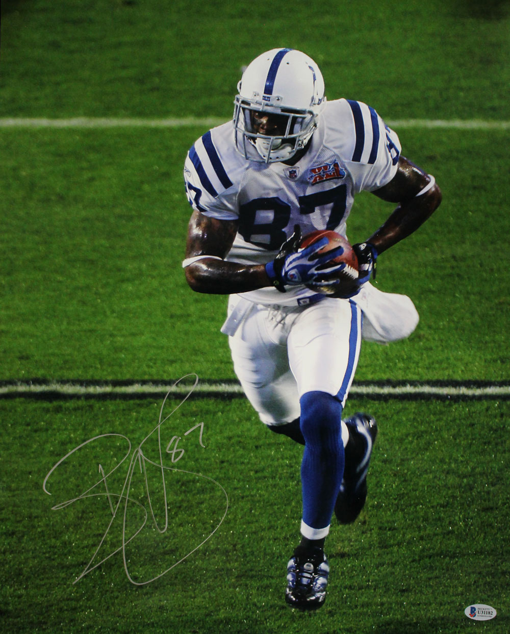 Reggie Wayne Autographed/Signed Indianapolis Colts 16x20 Photo BAS 29294