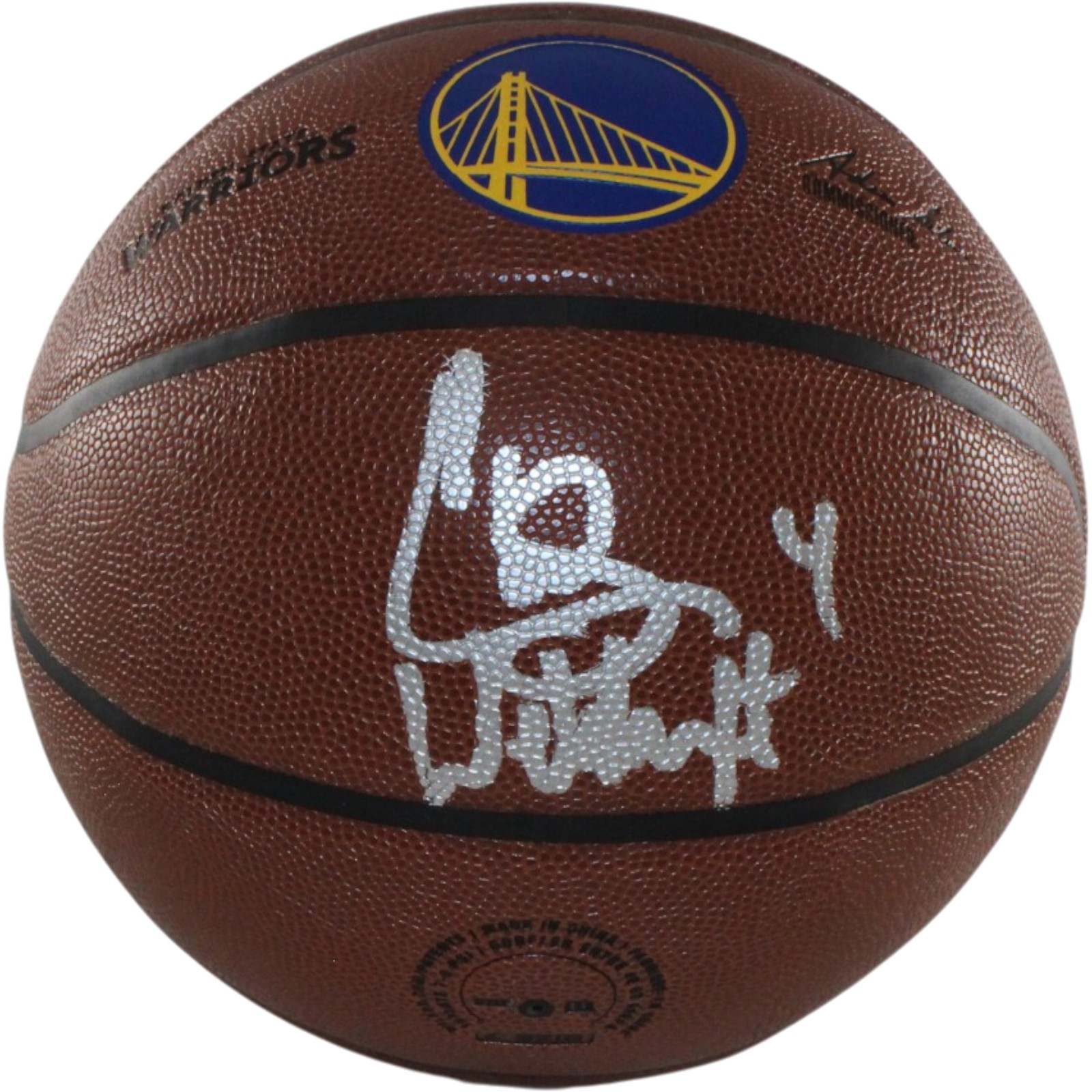 Chris Webber Autographed Golden State Warriors Logo Basketball Fanatics 57138 1 Chris Webber Autographed Golden State Warriors Logo Basketball Fanatics 57138