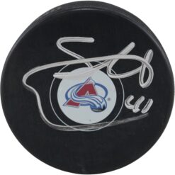 Scott Wedgewood Autographed/Signed Colorado Avalanche Logo Puck Beckett 53936