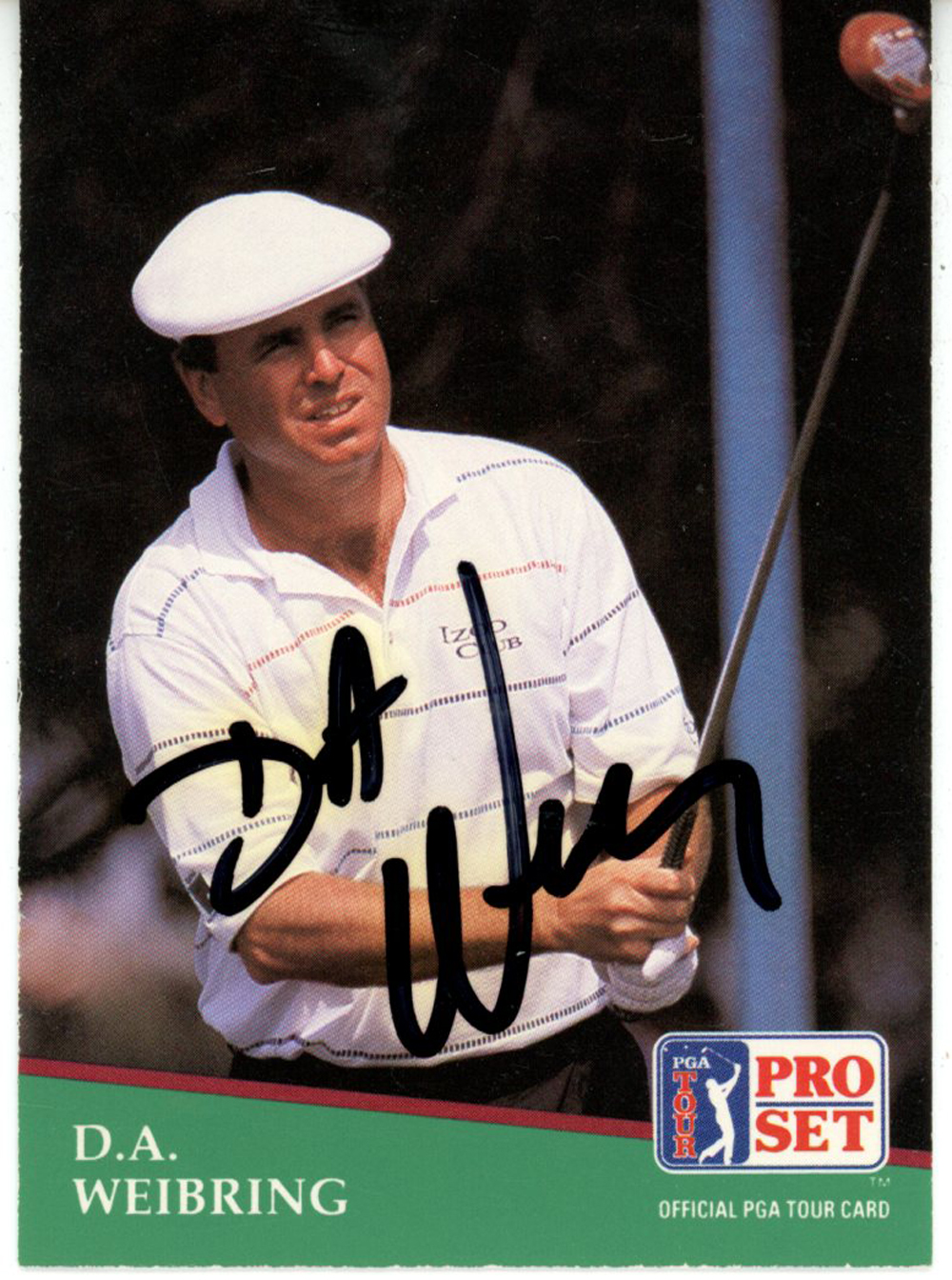 D.A. Weibring Autographed 1991 Pro Set #121 Trading Card Beckett 44918