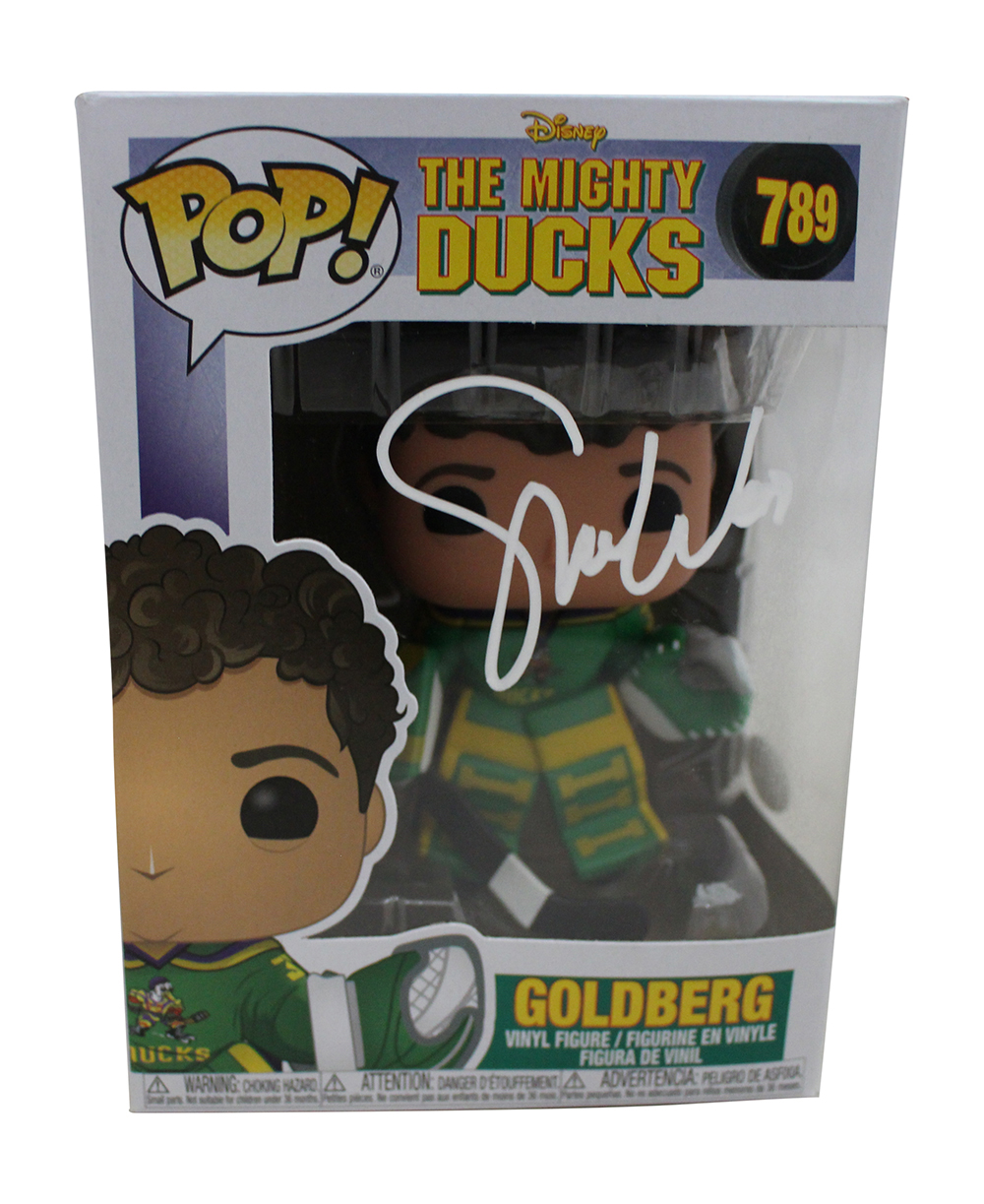 Shaun Weiss Autographed Mighty Ducks Funko Pop #789 Goldberg BAS