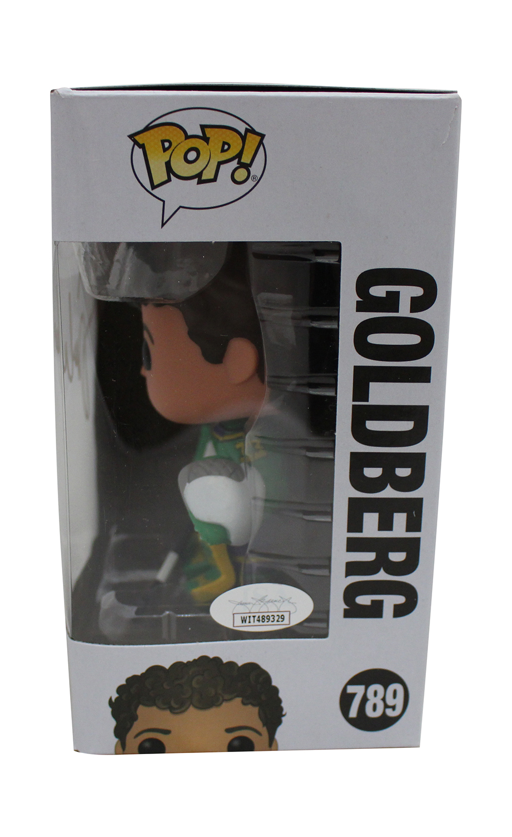 Shaun Weiss Autographed Mighty Ducks Funko Pop #789 Goldberg BAS