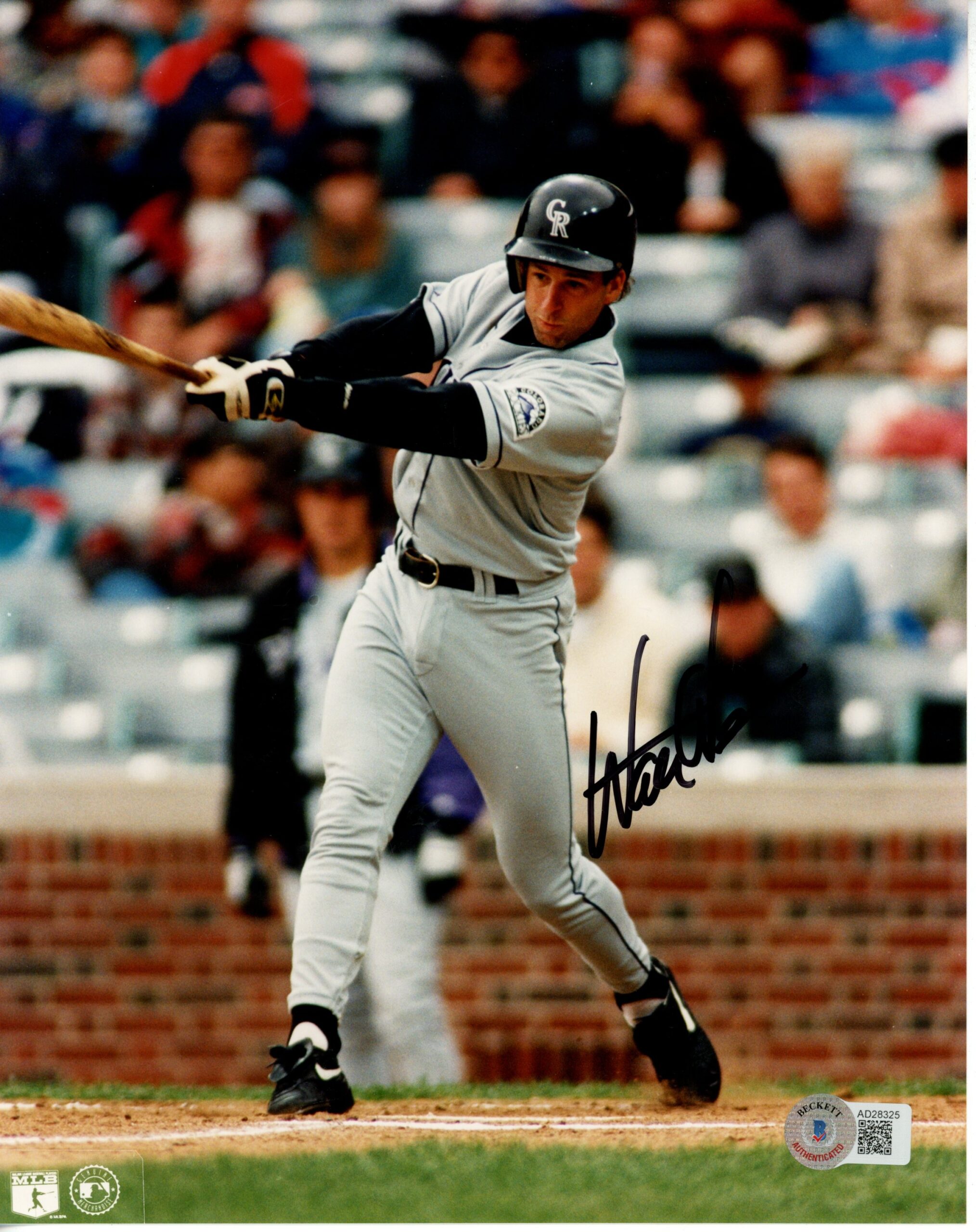 Walt Weiss Autographed/Signed Colorado Rockies 8x10 Photo Beckett 55863