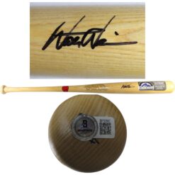 Walt Weiss Autographed Colorado Rockies Cooperstown Baseball Bat Beckett 53440