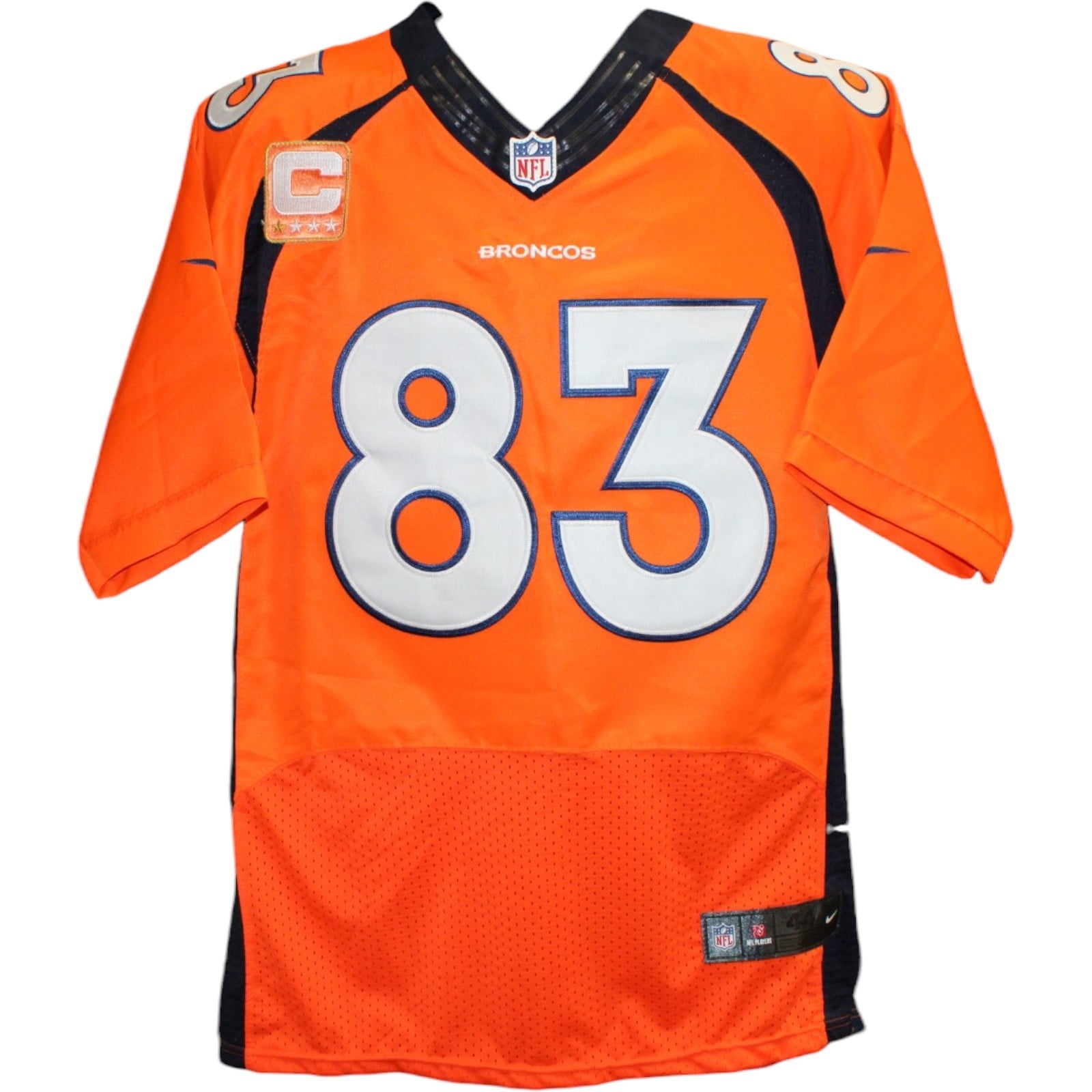 Wes Welker Denver Broncos Nike Size 44 Jersey Orange 58396