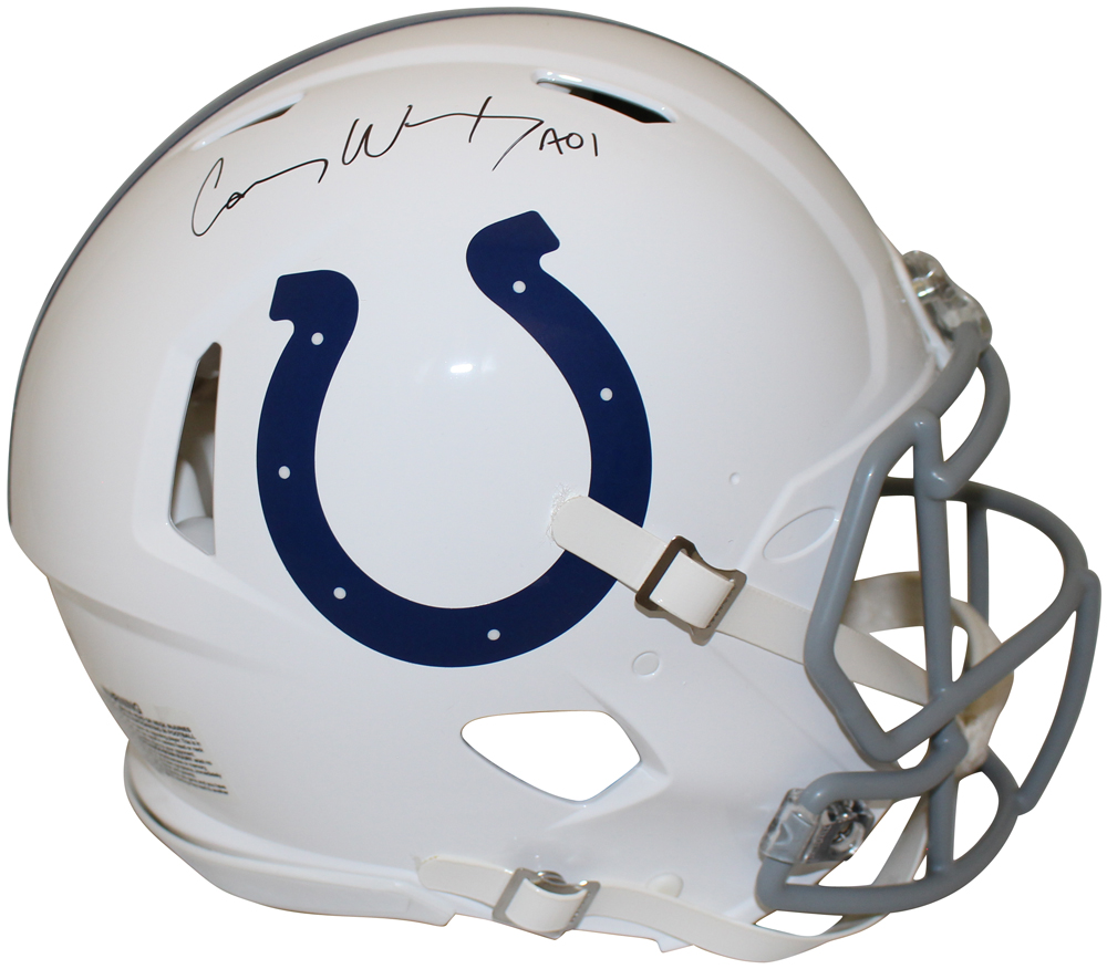 Carson Wentz Autographed Indianapolis Colts Authentic Speed Helmet FAN