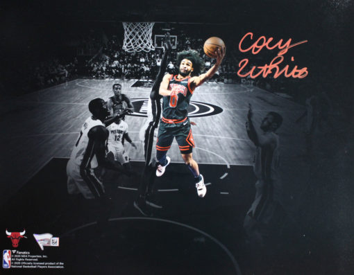 Coby White Autographed/Signed Chicago Bulls 11x14 Photo FAN 27307 PF