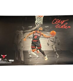Coby White Autographed/Signed Chicago Bulls 11x14 Photo Fanatics 54386