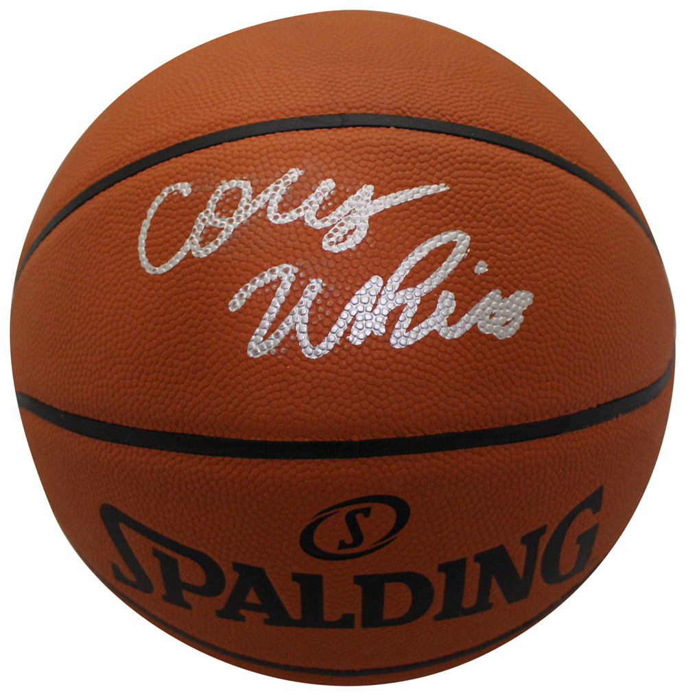 Coby White Autographed Basketball Chicago Bulls Full Signature FAN