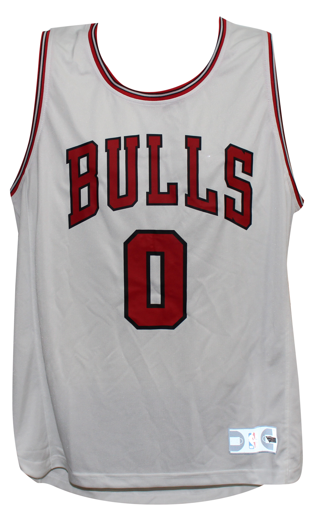 Coby White Autographed Chicago Bulls White Jersey Full Signature