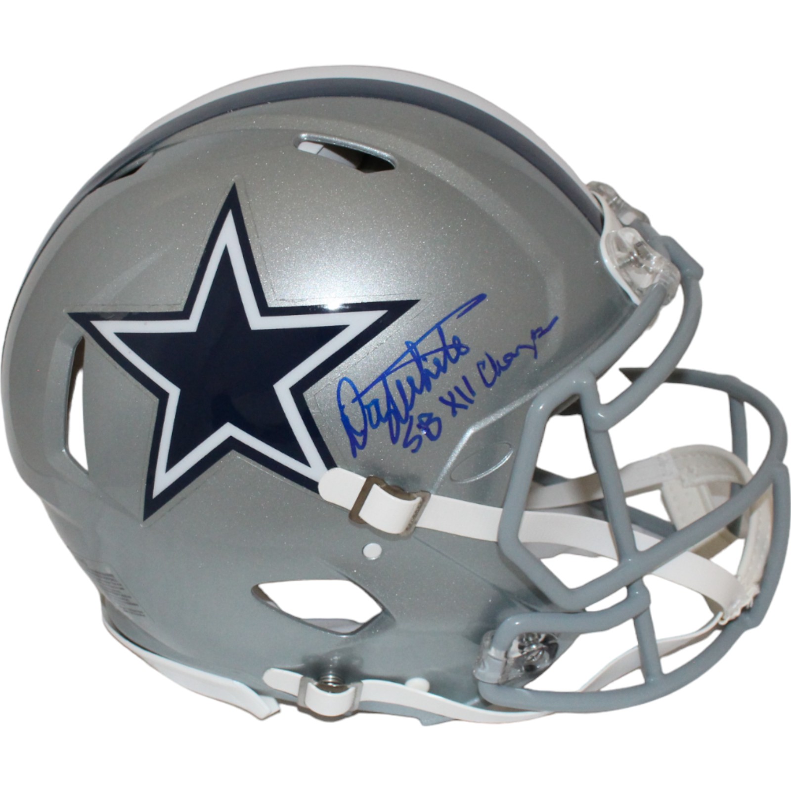 Danny White Autographed Dallas Authentic SB XII Helmet Beckett