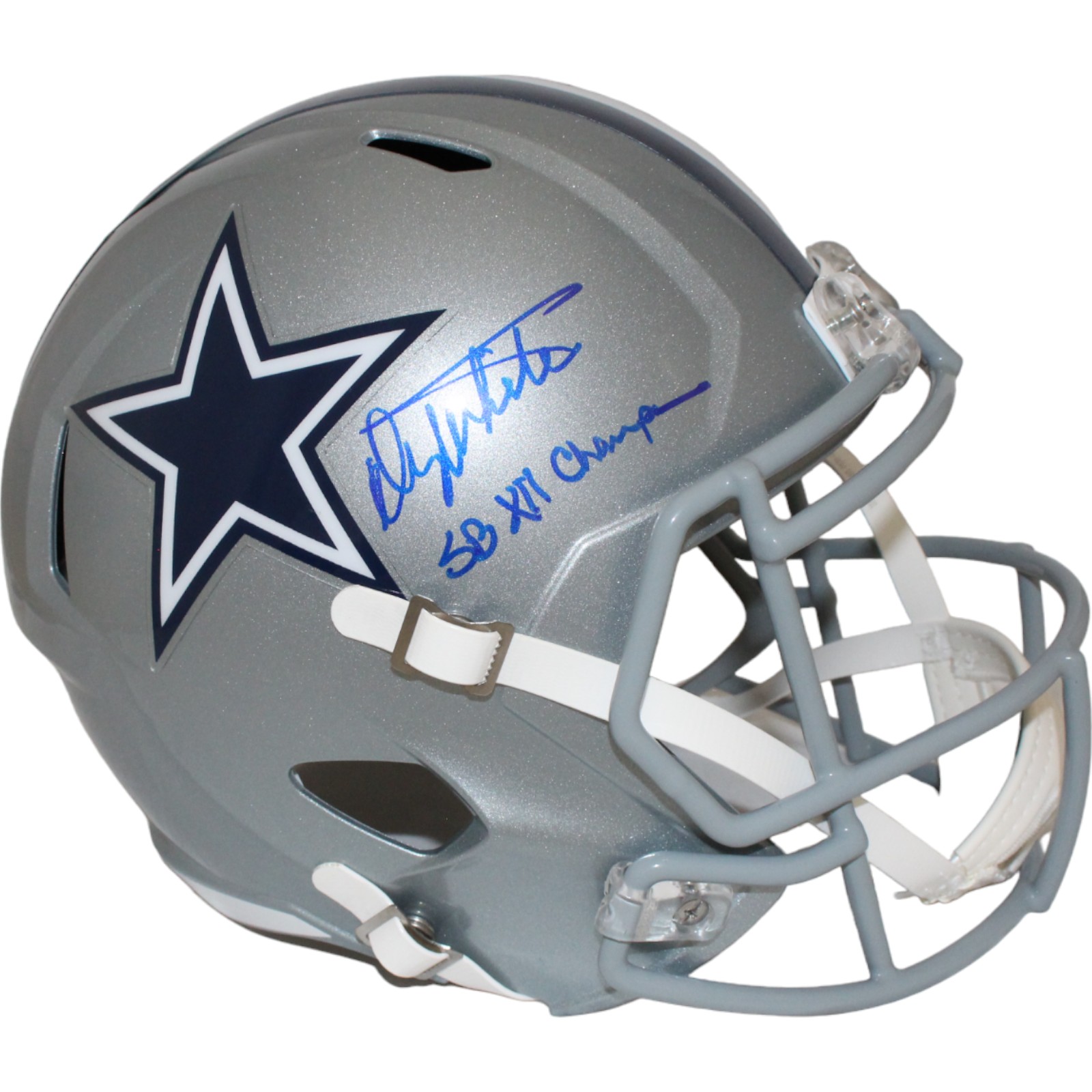 Danny White Autographed Dallas F/S Helmet SB Champ Beckett