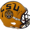 Devin White Autographed/Signed LSU Tigers Speed Replica Helmet JSA 25021