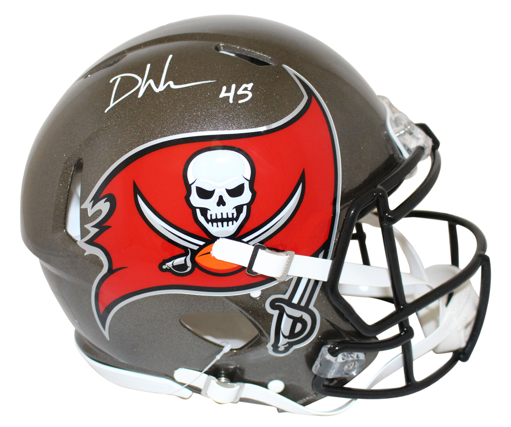 Devin White Signed Tampa Bay Buccaneers Speed Authentic Helmet BAS 27708