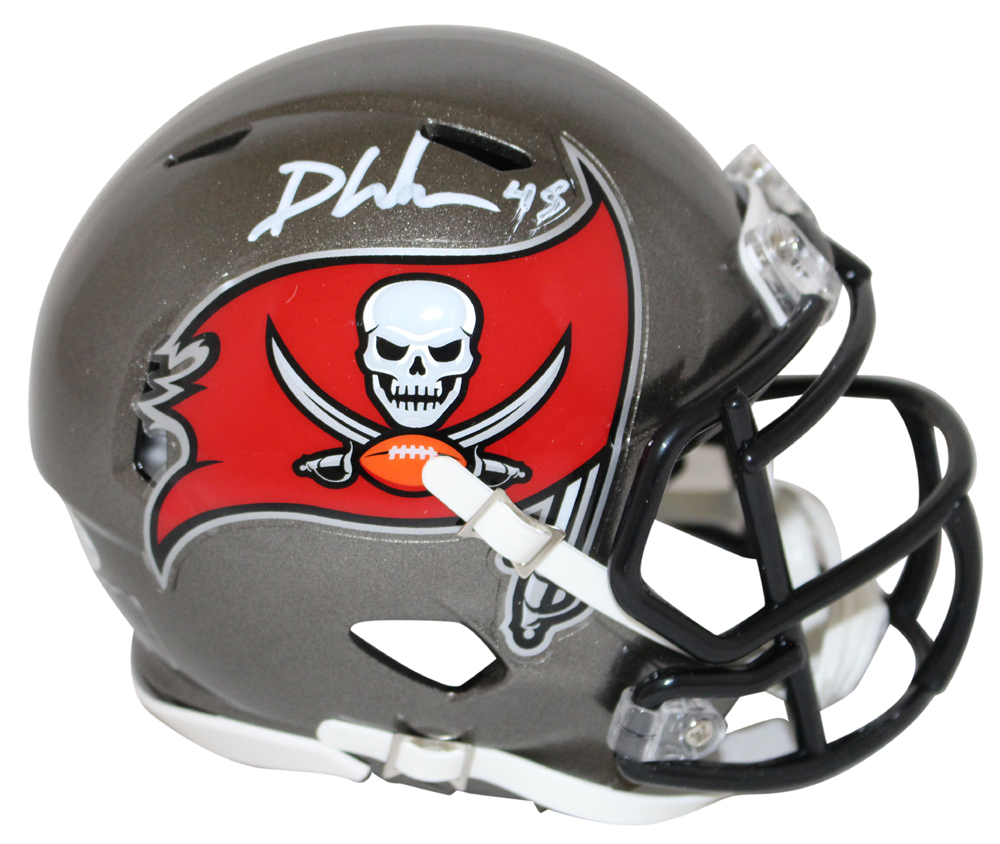Devin White Autographed Tampa Bay Buccaneers Speed Mini Helmet BAS 27703