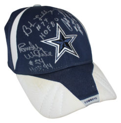 Randy White Rayfield Wright & Bob Lilly Signed Dallas Cowboys Reebok Hat