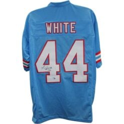 Lorezno White Signed Pro Style Jersey Blue Size XL Tristar Productions 58758