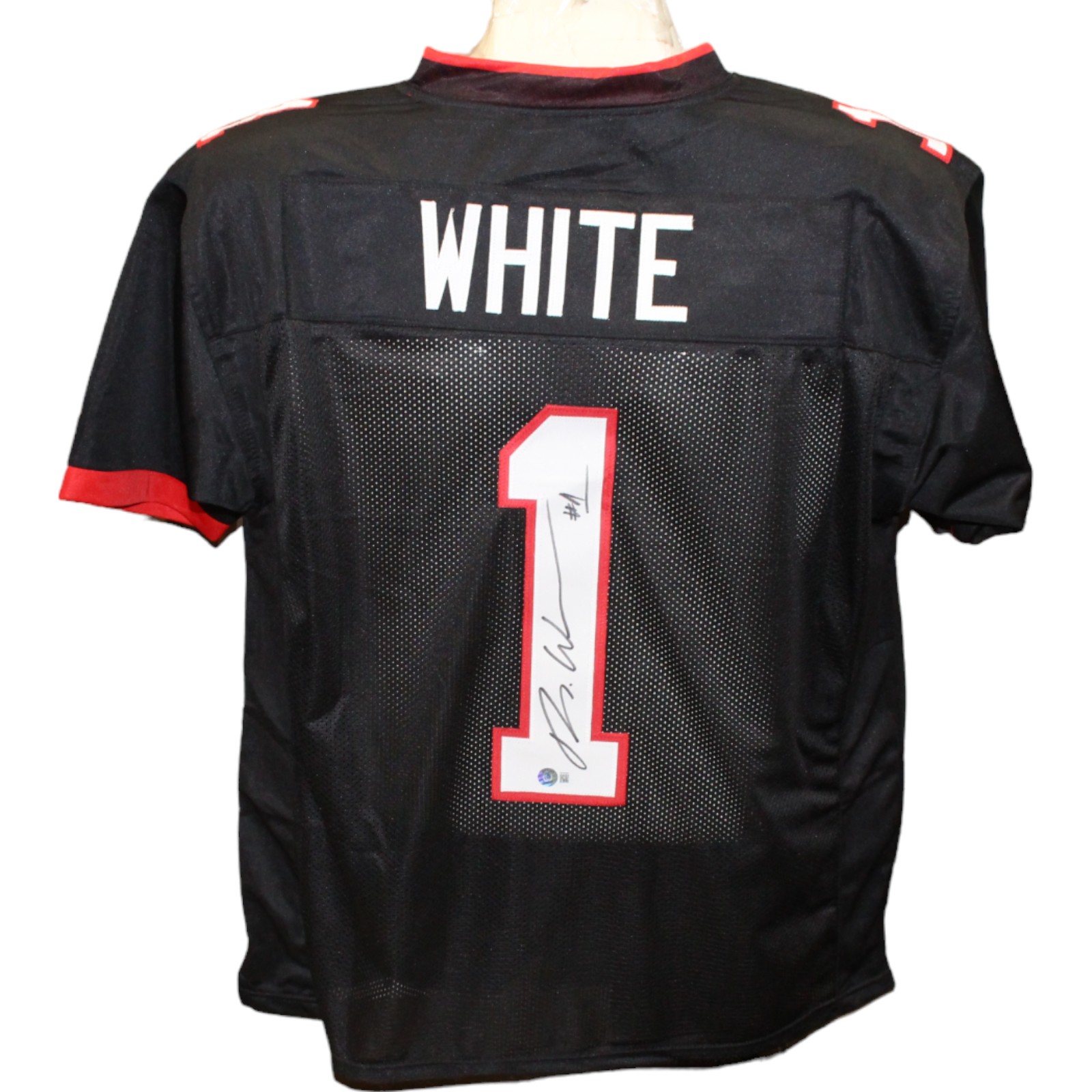 Rachaad White Autographed/Signed Pro Style Black Jersey Beckett