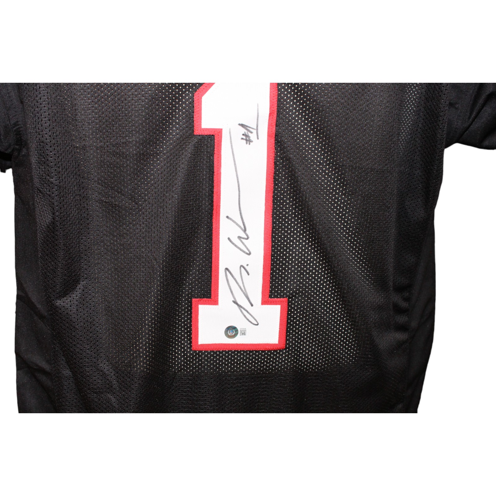 Rachaad White Autographed/Signed Pro Style Black Jersey Beckett