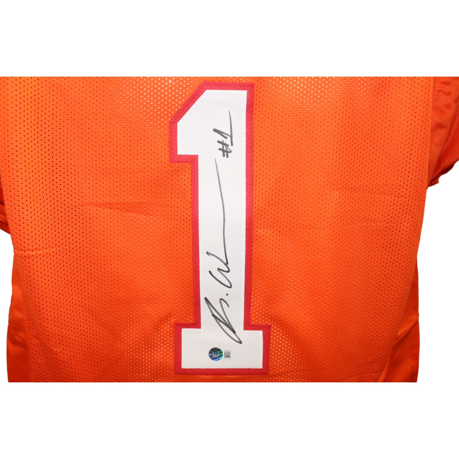 Rachaad White Autographed/Signed Pro Style TB Orange Jersey Beckett