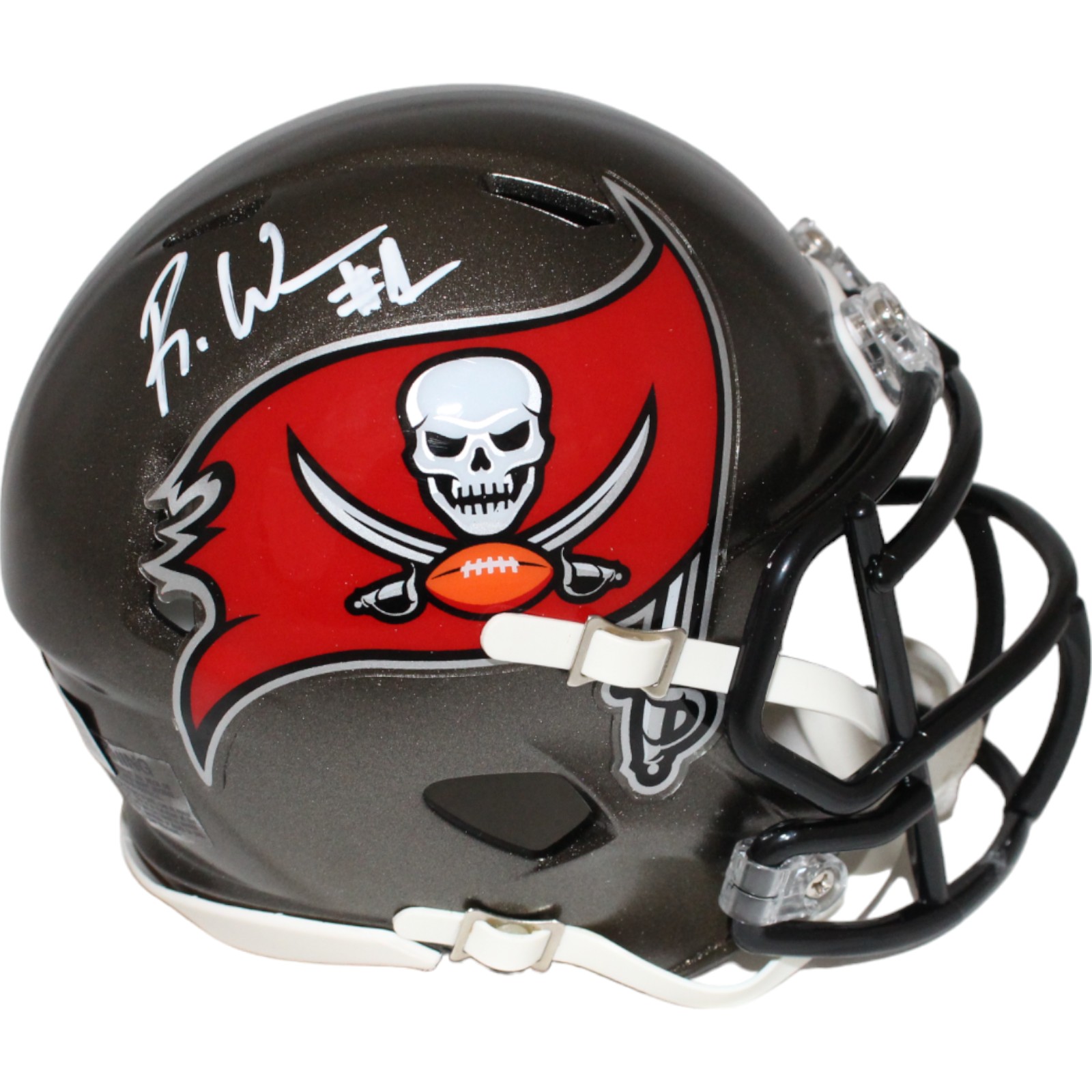 Rachaad White Signed Tampa Bay Buccaneers Mini Helmet Beckett 