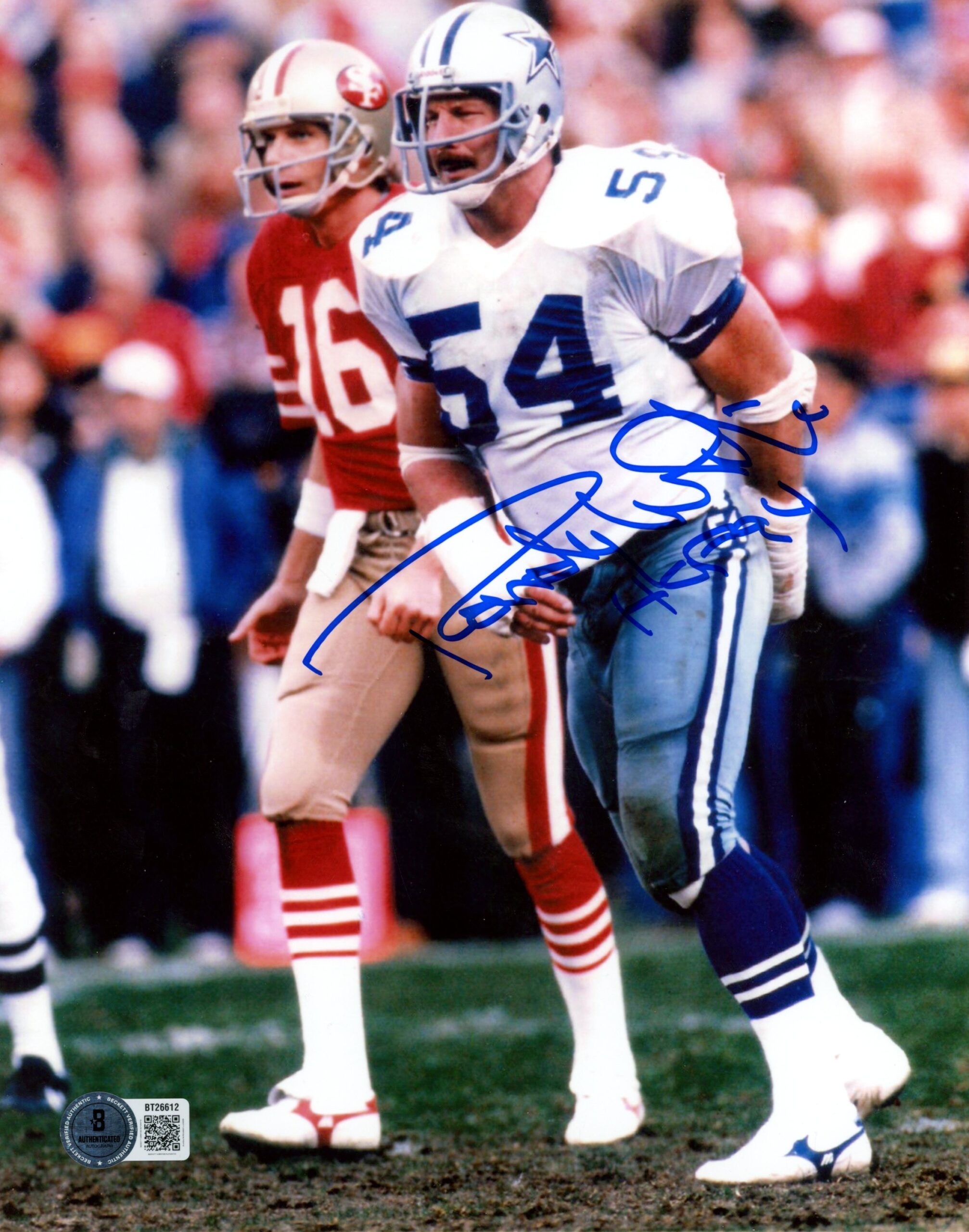 Randy White Autographed/Signed Dallas Cowboys 8x10 Photo HOF Beckett 56693 1 Randy White Autographed/Signed Dallas Cowboys 8x10 Photo HOF Beckett 56693