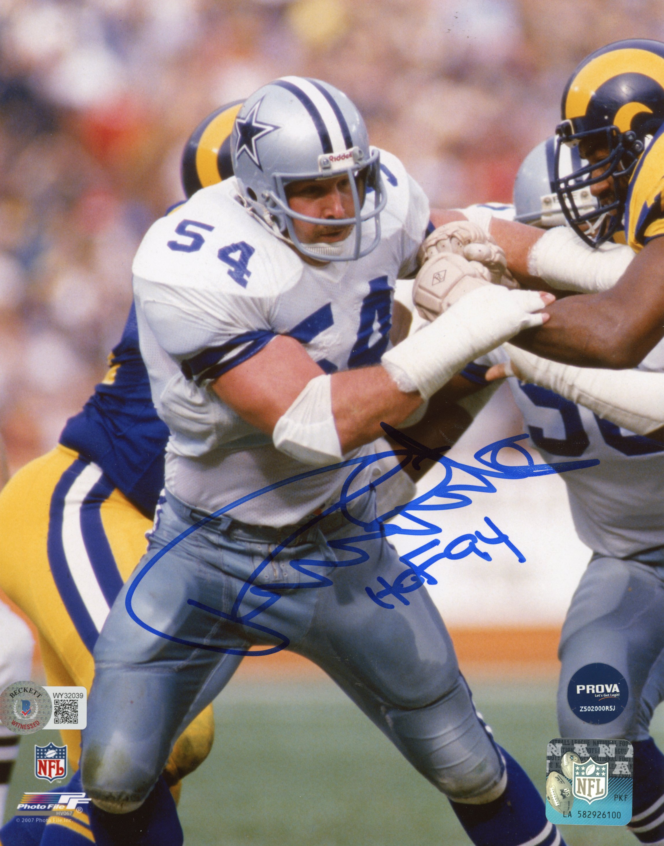 Randy White Autographed/Signed Dallas Cowboys 8x10 Photo Beckett