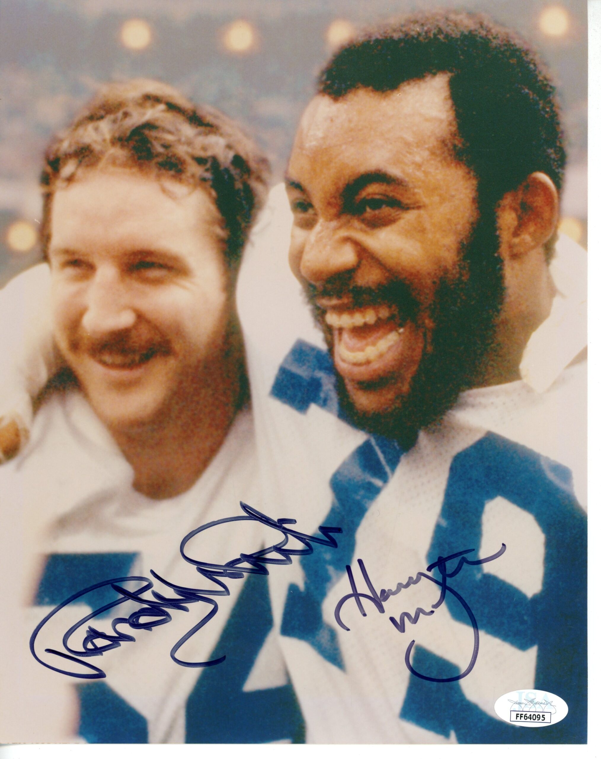 Harvey Martin Randy White Autographed/Signed Dallas Cowboys 8x10 Photo JSA 56064