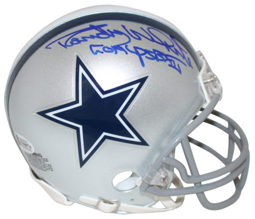 Randy White Autographed/Signed Dallas Cowboys Mini Helmet MVP BAS 25024