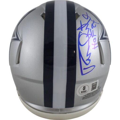Randy White Autographed Dallas Cowboys Mini Helmet HOF Beckett Witness 49696