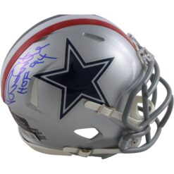Randy White Autographed Dallas Cowboys 1976 TB Mini Helmet HOF Beckett 54283