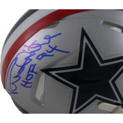 Randy White Autographed Dallas Cowboys 1976 TB Mini Helmet HOF Beckett 54283