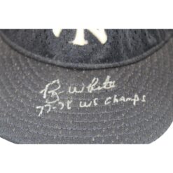 Roy White Autographed New York Yankees New Era 7 1/4 Baseball Hat Beckett 54992