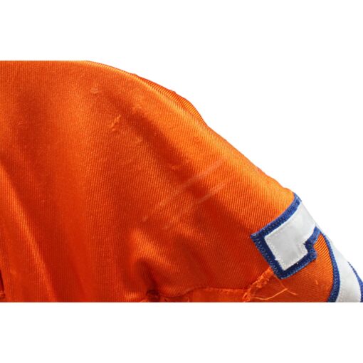Dave Widell Signed Broncos Game Used Wilson Orange Jersey BAS 45055