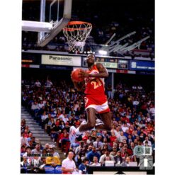 Dominique Wilkins Autographed Atlanta Hawks 8x10 Photo Beckett Witness 49729
