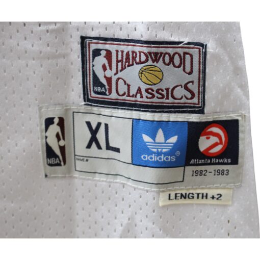 Dominique Wilkins Signed Atlanta Hawks Adidas XL White Jersey BAS 48505