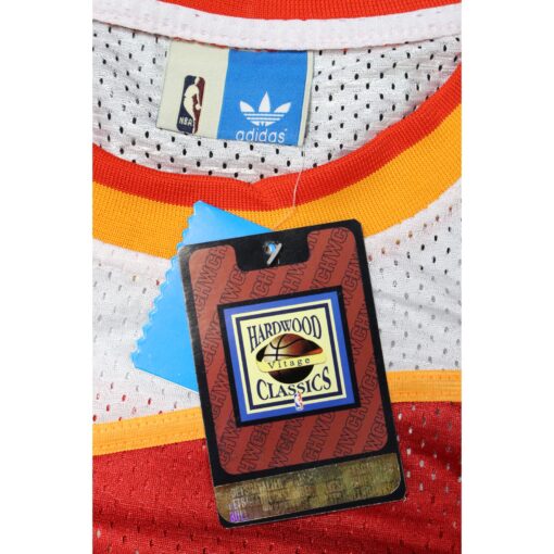 Dominique Wilkins Signed Atlanta Hawks Adidas XL White Jersey BAS 48505