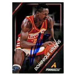 Dominique Wilkins Autographed 2013-14 Pinnacle #263 Trading Card Beckett 54113
