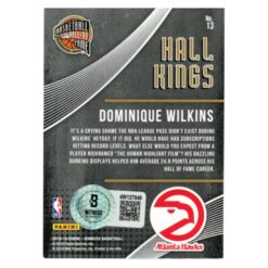 Dominique Wilkins Autographed 2018-19 Donruss #13 Trading Card Beckett 54120