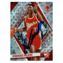 Dominique Wilkins Signed 2023-24 Panini Phoenix #212 Trading Card Beckett 54115